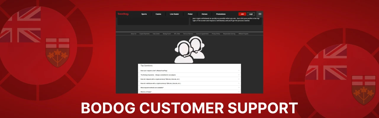 Bodog customer support
