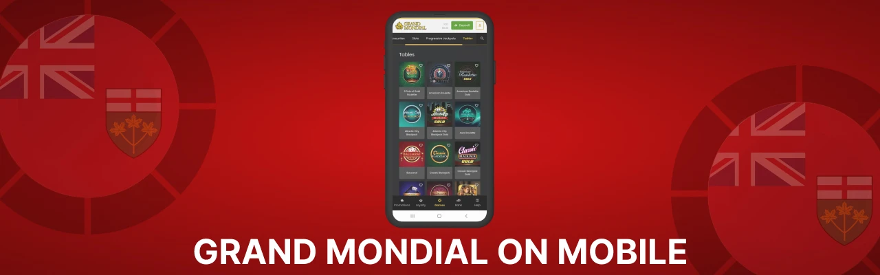 Grand mondial casino mobile
