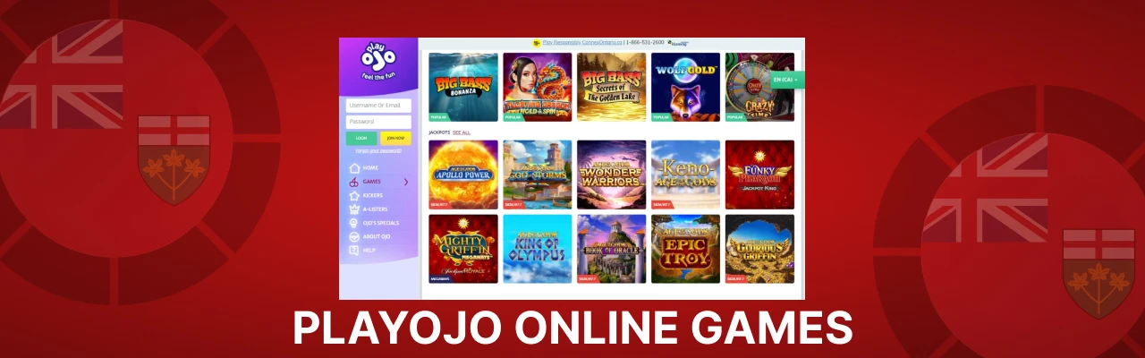 Playojo online games