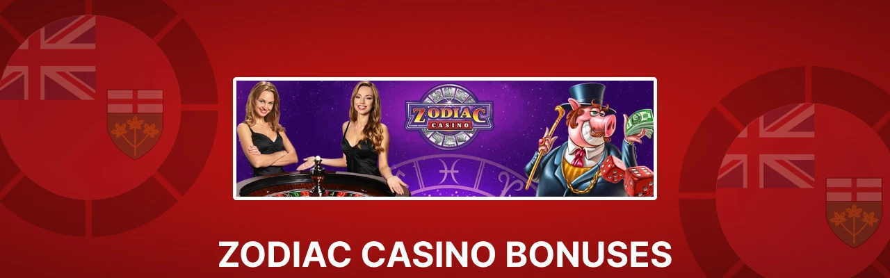 Zodiac casino bonuses