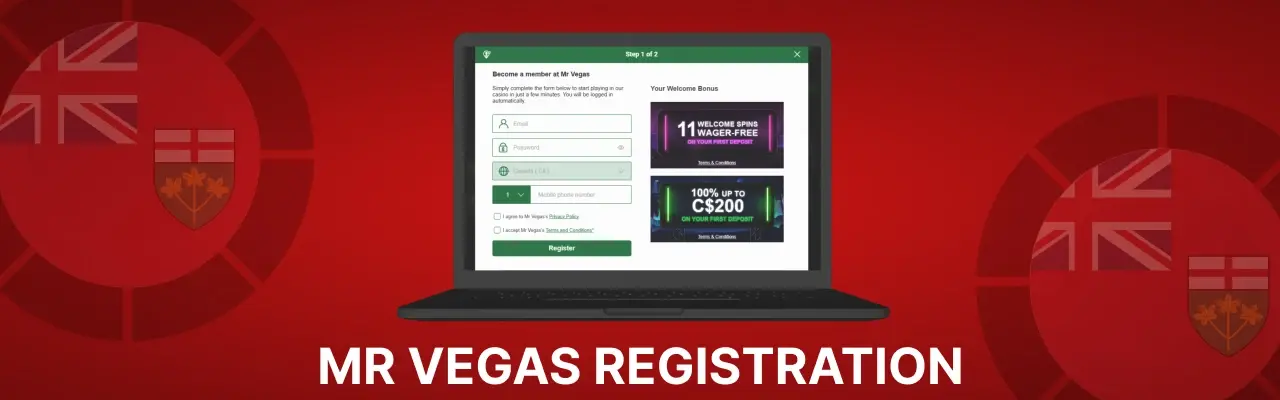 Mr vegas registration
