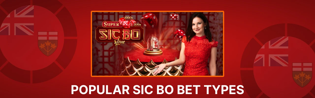 Sic bo bet types