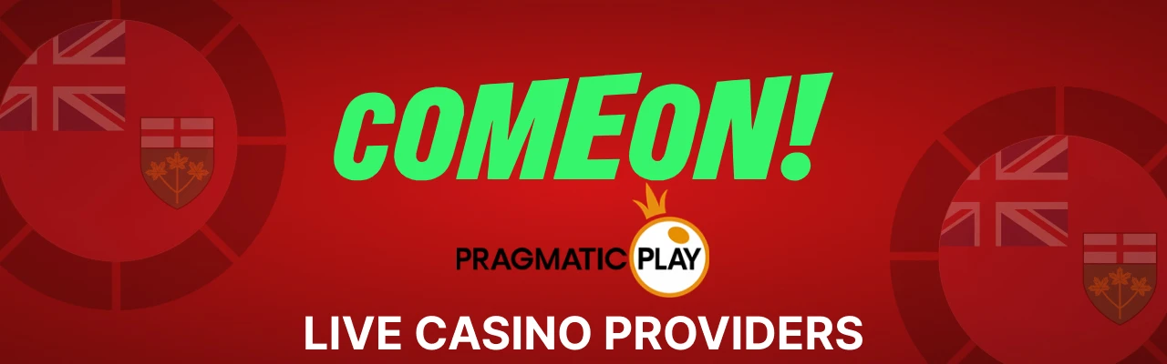 Comeon live casino providers