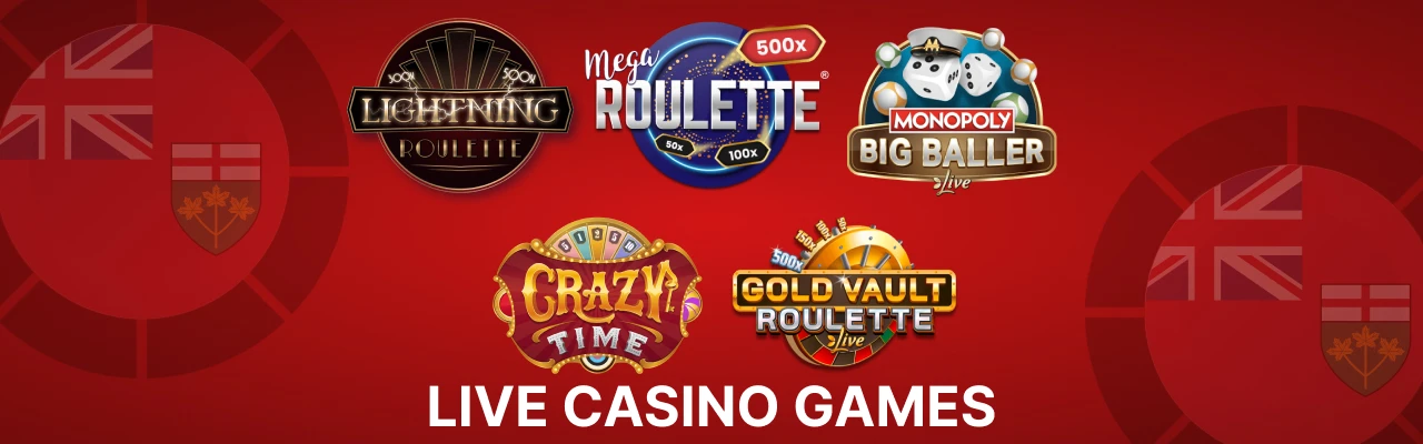 Live casino games at casino days
