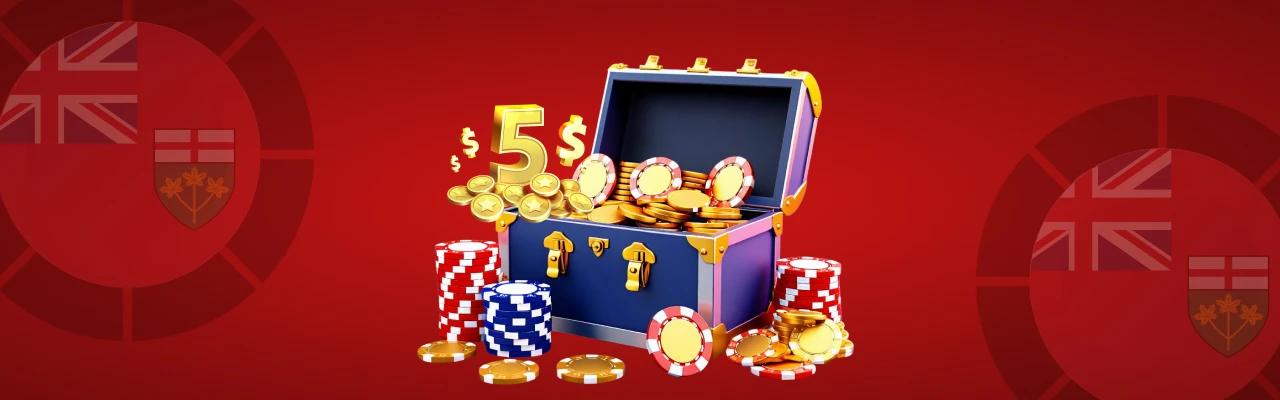 5 Dollar deposit casino in ontario